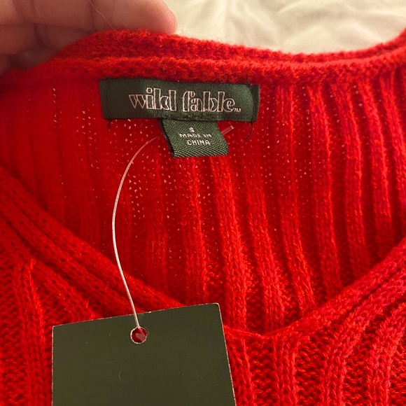 Wild Fable (Target) small red sweater - Picture 2 of 2
